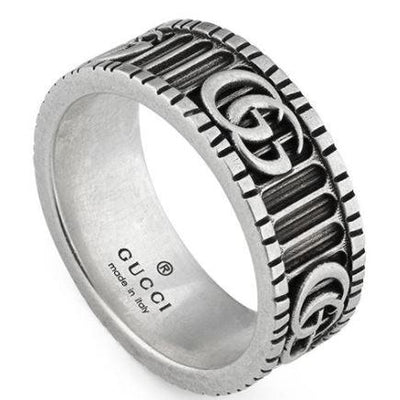 STERLING SILVER GUCCI GG MARMONT MARMONT RING