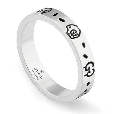 STERLING SILVER GUCCI GHOST RING - Tapper's Jewelry 