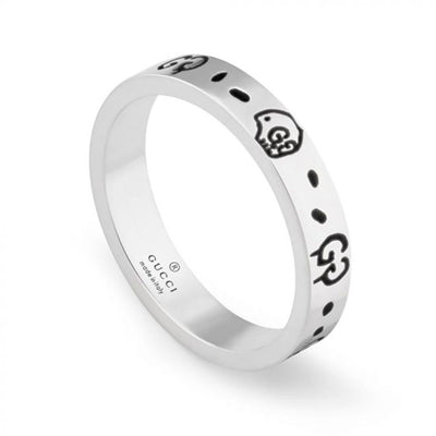 STERLING SILVER GUCCI GHOST RING - Tapper's Jewelry 