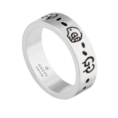 STERLING SILVER GUCCI GHOST RING - Tapper's Jewelry 