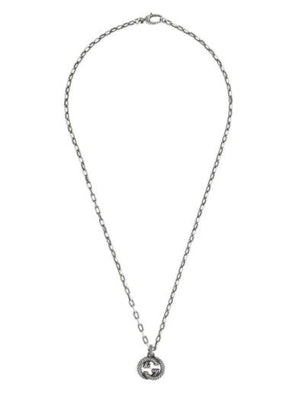 STERLING SILVER GUCCI INTERLOCKING G NECKLACE - Tapper's Jewelry 