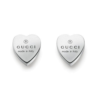 STERLING SILVER GUCCI TRADEMARK EARRINGS - Tapper's Jewelry 