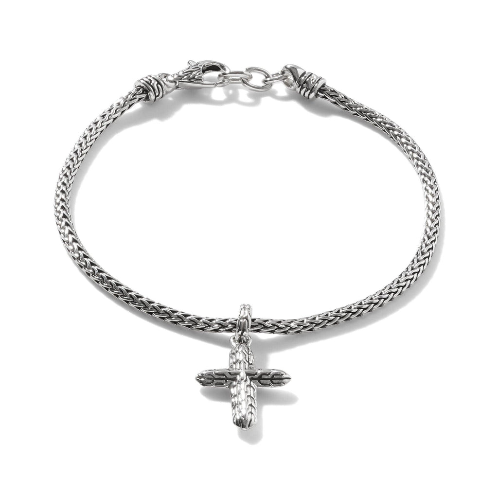 Unisub Silver Plated Charm Bracelet with