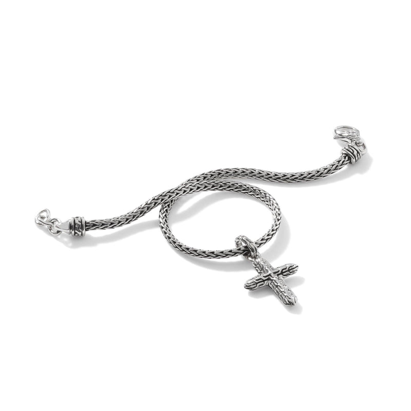Unisub Silver Plated Charm Bracelet with