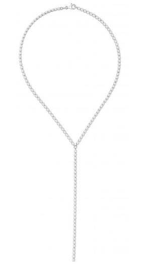 Stainless Steel Cube Y Necklace