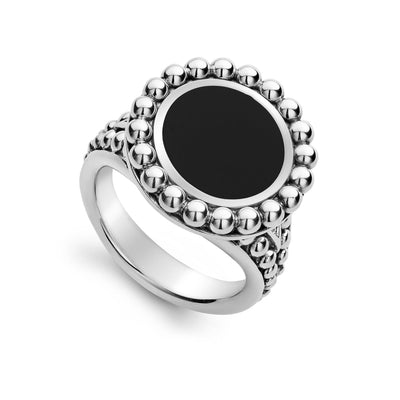 Sterling Silver Onyx Ring - Tapper's Jewelry 