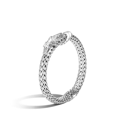 Sterling Silver Sapphire Naga Bracelet - Tapper's Jewelry 