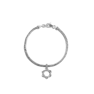 STERLING SILVER STAR OF DAVID CHARM BRACELET - Tapper's Jewelry 