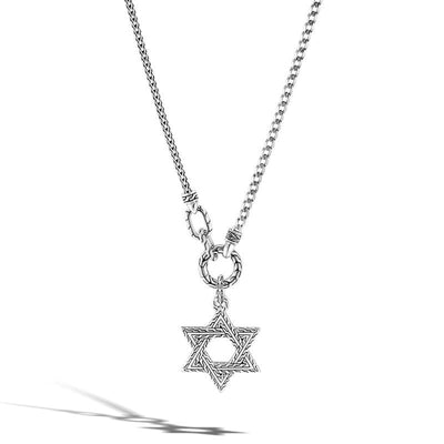 STERLING SILVER STAR OF DAVID NECKLACE - Tapper's Jewelry 